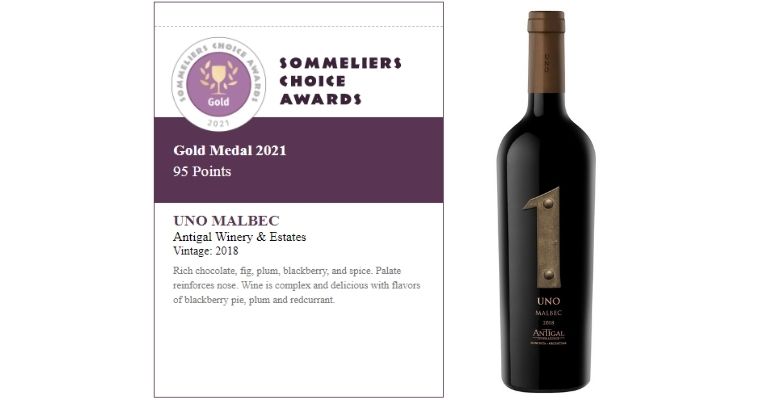 Uno Malbec 2018 Shelf talker