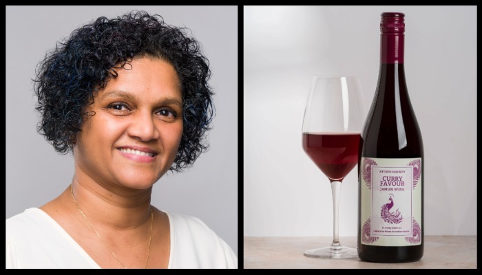 In Frame: Left- Anitha P Ramachandran | Right: Curry Favour- Red Blend