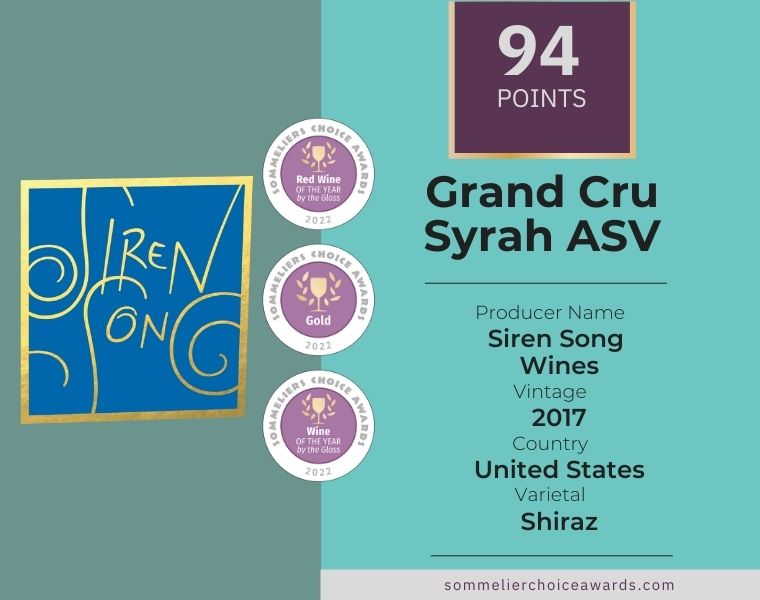 Grand Cru Syrah ASV