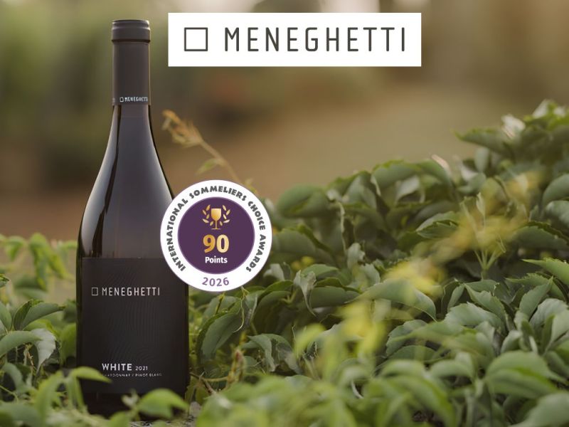 Photo for: Meneghetti White 2021 Awarded Gold at the International Sommeliers Choice Awards 2026